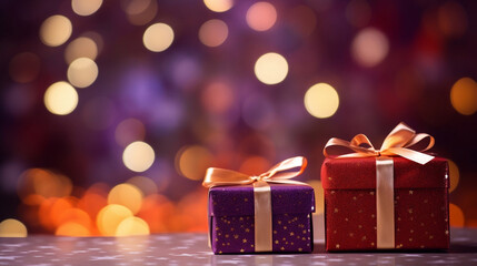 wrapped presents under a christmas tree