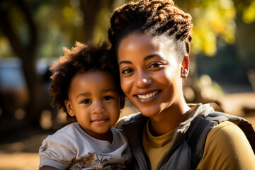 Fototapeta premium Prevent mother-to-child transmission of HIV 