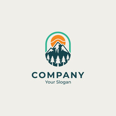 Mountain logo design