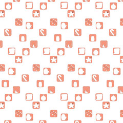 Background with icons for decoration and design.
