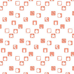 Background with icons for decoration and design.
