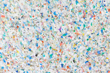 Plastik Recycling Konzept Textur - Verschmolzene Plastikabfälle - obrazy, fototapety, plakaty