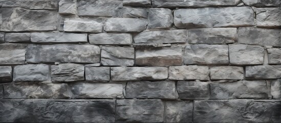 Obraz premium Texture of an aged stone wall