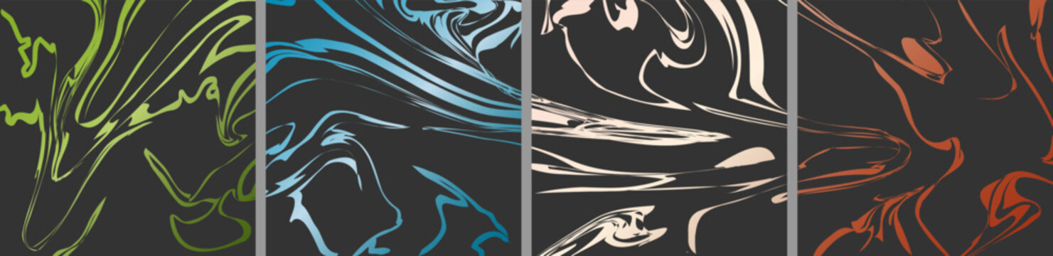 Abstract background of arbitrary lines. Template for covers, banners, interior design, creative ideas and creative design