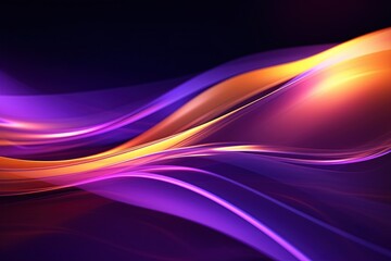 Fototapeta premium abstract futuristic background with pink blue glowing neon moving high speed wave lines and bokeh lights. Data transfer concept Fantastic wallpaper