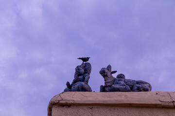 Crowing around with gods.