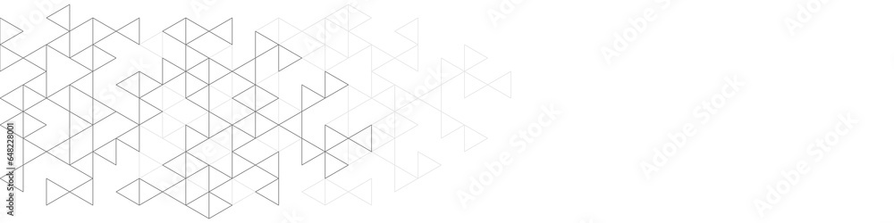 Poster abstract geometric background with triangle shape pattern
