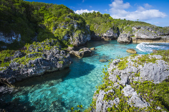 A Popular Swimming Spot On Niue Island; Niue