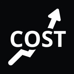 High cost icon, vector high cost icon, vector illustration