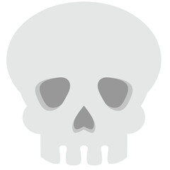 Skull icon vector illustration for happy Halloween event celebration. Skull icon that can be used as symbol, sign or decoration. Skull icon graphic resource for Halloween theme vector design