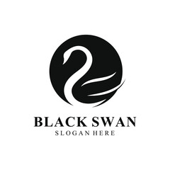 Vector Illustration Swan Logo Template