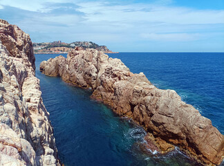 Rocky coast. Costa Brava.