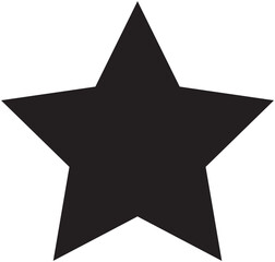 black star icon. star icon  on blackd