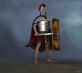 Naklejka premium Roman Centurion
