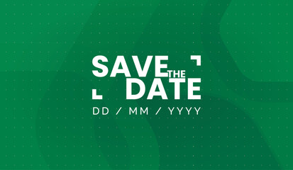 Save the date banner. Can be used for business, marketing and advertising. logo graphic design of event summit made for Technology and upcoming events. Vector EPS 10