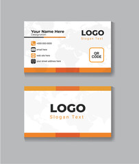 Corporate luxury business card design. Vector illustration.