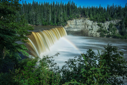 Lady Evelyn Falls On The Kakisa River; Northwest Territories, Canada