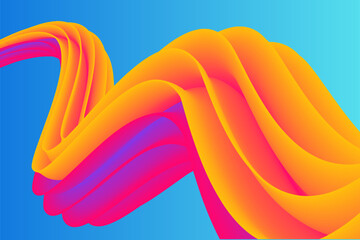 abstract background with lines and gradient- ice cream swirls