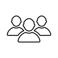 Team Leader icon. Line, outline design.