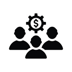 Partnership business icon.