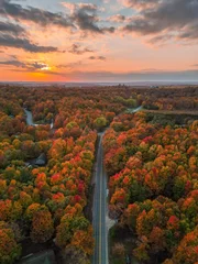 Fotobehang Beautiful Fall Colors in Northern Michigan © Pierre