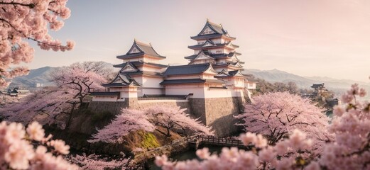 asian temple in the morning