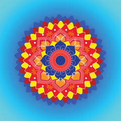 traditional Colorful Rangoli