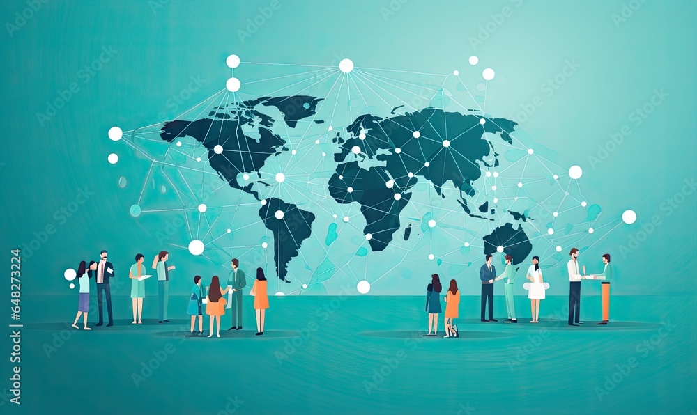 Poster global networking generative ai