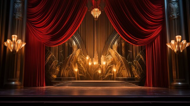 Premium Vector  Red curtains realistic theater fabric silk decoration for  movie cinema or opera hall luxury curtains and draperies interior decoration  object isolated on white for theater stage