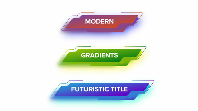 Futuristic Angled Title