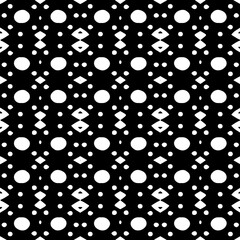 Black and white seamless pattern. Repeat pattern. Abstract background. Monochrome texture .