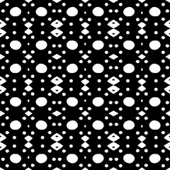 Black and white seamless pattern. Repeat pattern. Abstract background. Monochrome texture .