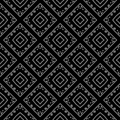 Black and white seamless pattern. Repeat pattern. Abstract background. Monochrome texture .