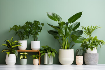 trend of indoor plant enthusiasts with images of stylish monstera