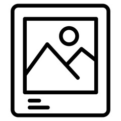 pictures icon line