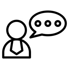 chatt people icon line