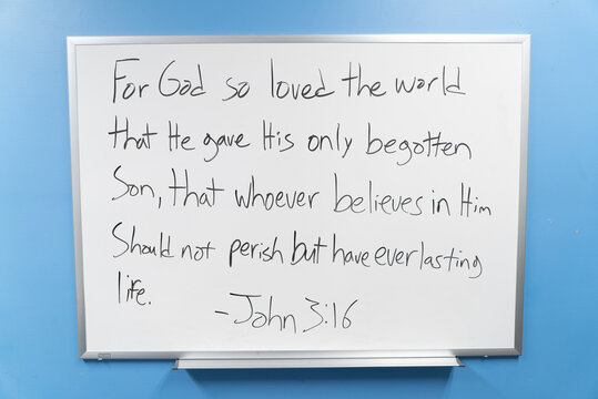John 3:16 NKJV whiteboard