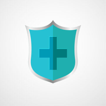 Medical shield protection symbol