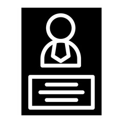 cv icon glyph