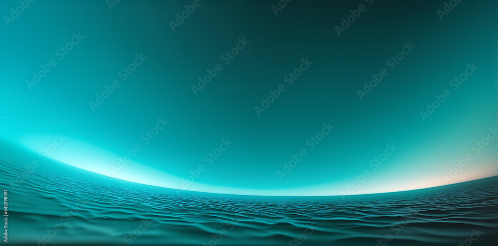 Poster minimalist pale aqua gradient backdrop with copyspace for modern design and branding..