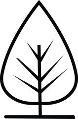 Various tree vectors. Forest and nature concept. Collection of different tree symbols. Education and training poster design. Vector drawn for plant and tree presentation.