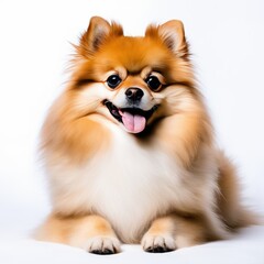 Fototapeta premium pomeranian dog portrait