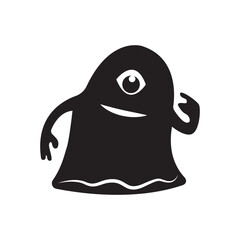 Alien, monster, UFO icon	