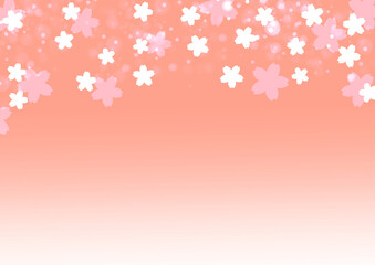 桜のキラキラな背景