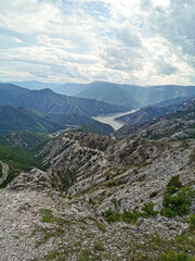 landscape with mountains