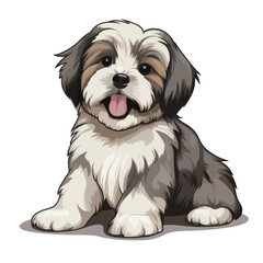 Cute dogs vector collection for illustration sticker