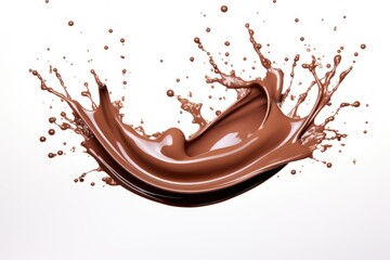 Sensational Chocolate Splash on White
