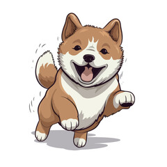 Cute dogs vector collection for illustration sticker