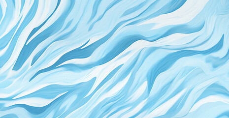 Obraz premium blue tiger stripes watercolor 