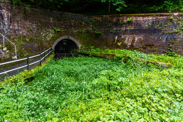 Entrance to the disused original Harecastle Tunnel. - 648316680